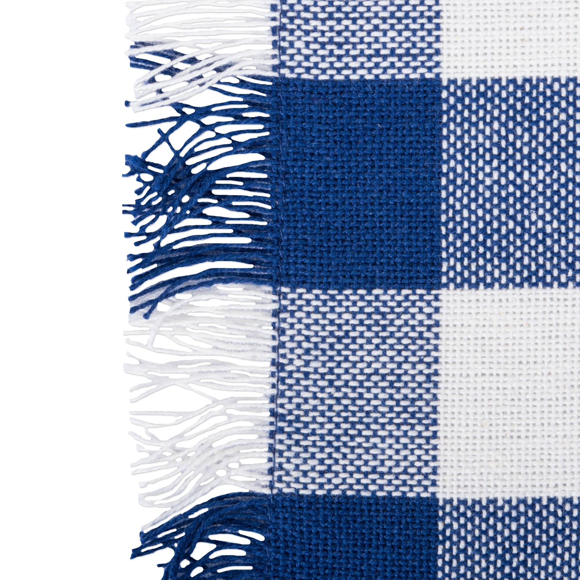 DII® Assorted Navy Heavyweight Fringed Dishcloth (Set of 6)